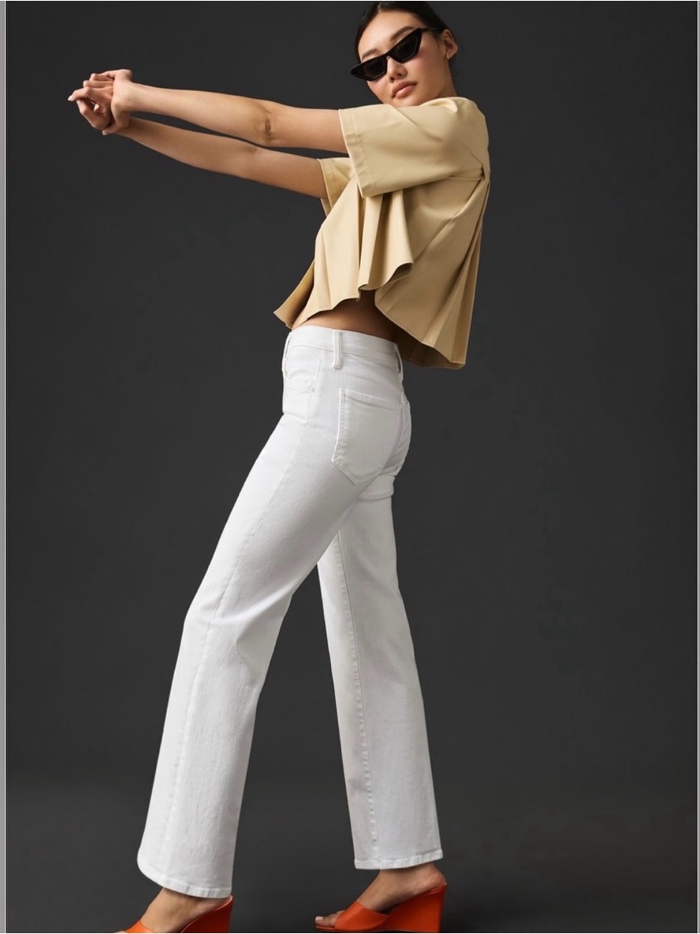 Mother Jeans The Rambler Zip Ankle in Fairest Of Them All